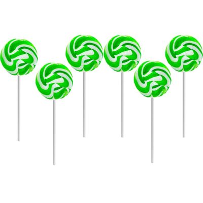 Fruidles St. Patrick&#39;s Day Swirl Lollipops, Party Favor Box, Individually Wrapped (12-Pack)