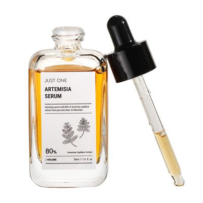 BOM COSMETICS Just One Artemisia Serum 1.01 Fl. Oz, 100% Pure Mugwort Extract, Soothing, Hydrating &amp; Repairing Serum for Sensitive Skin, Korean Skincare