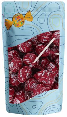 One Flavor Candy Tootsie Pops Lollipop Lolli Pops Bulk in Resealable Bag (Raspberry, Pack of 20)
