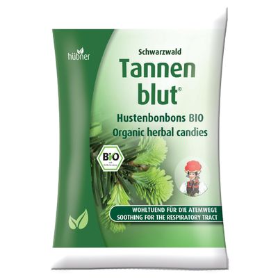 Hubner Tannenblut Herb Filled Candies for Cough, 2.6 Ounce Bag with Approximately 15 Pieces
