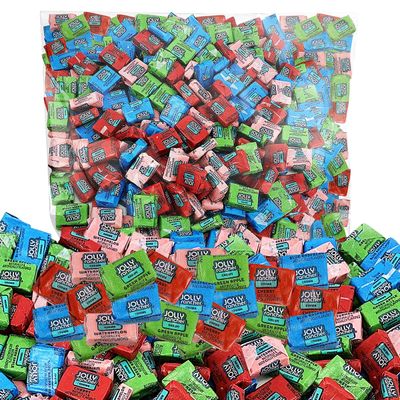 JollyRancher Fruit Chews - Delicious Original Flavors Bulk Easter Candy JollyRancher Chew for Parties, Hard Candy Individually Wrapped - Colorful Chewy Candy for Jars, Bowls - 2 Lbs