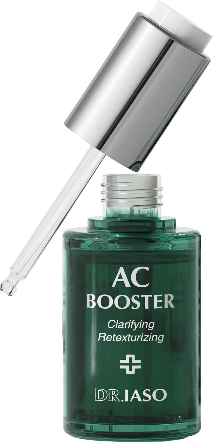IASO AC Booster Skin Concerns About Clogged Pores and Blackheads, Treat Acne-Prone Skin, Soothes and Clarifies Troubled Skin, Korean Skin Care, 2.47oz