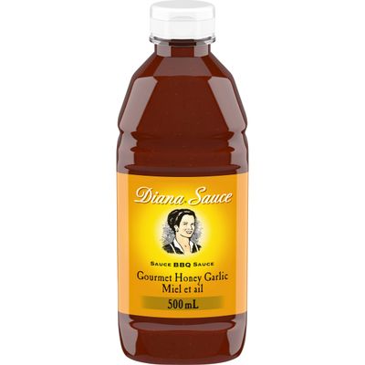 DIANA Sauce, Honey Garlic, 1ct, 500ml /16.9 oz Imported from Canada