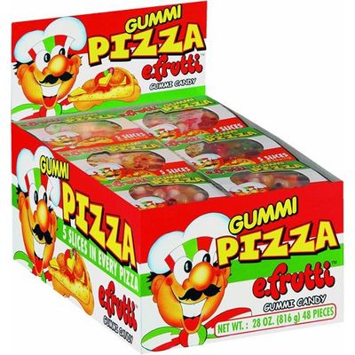 E Frutti Gummi Candy Pizza - 48&#39;S, .6-Ounce (Pack of 48)