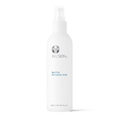 Nu Skin NaPCA Moisture Mist Revitalizing Moisturizer &amp; Cooling Mist with Hyaluronic Acid Hydrating Spray for Face, Body &amp; Hair Sodium PCA for All Skin Types 8 oz 1 Pack