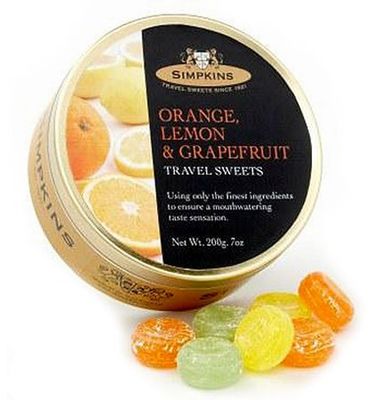 Simpkins Orange, Lemon and Grapefruit Drops (Pack of 6)