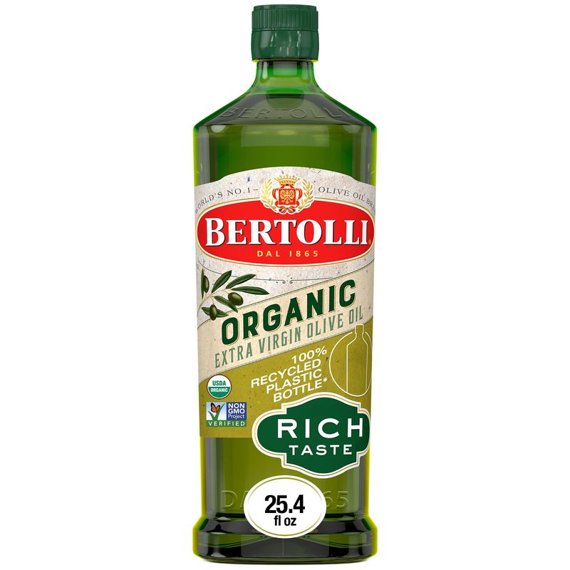 Bertolli Organic Extra Virgin Olive Oil, Rich Taste, 25.36 fl oz