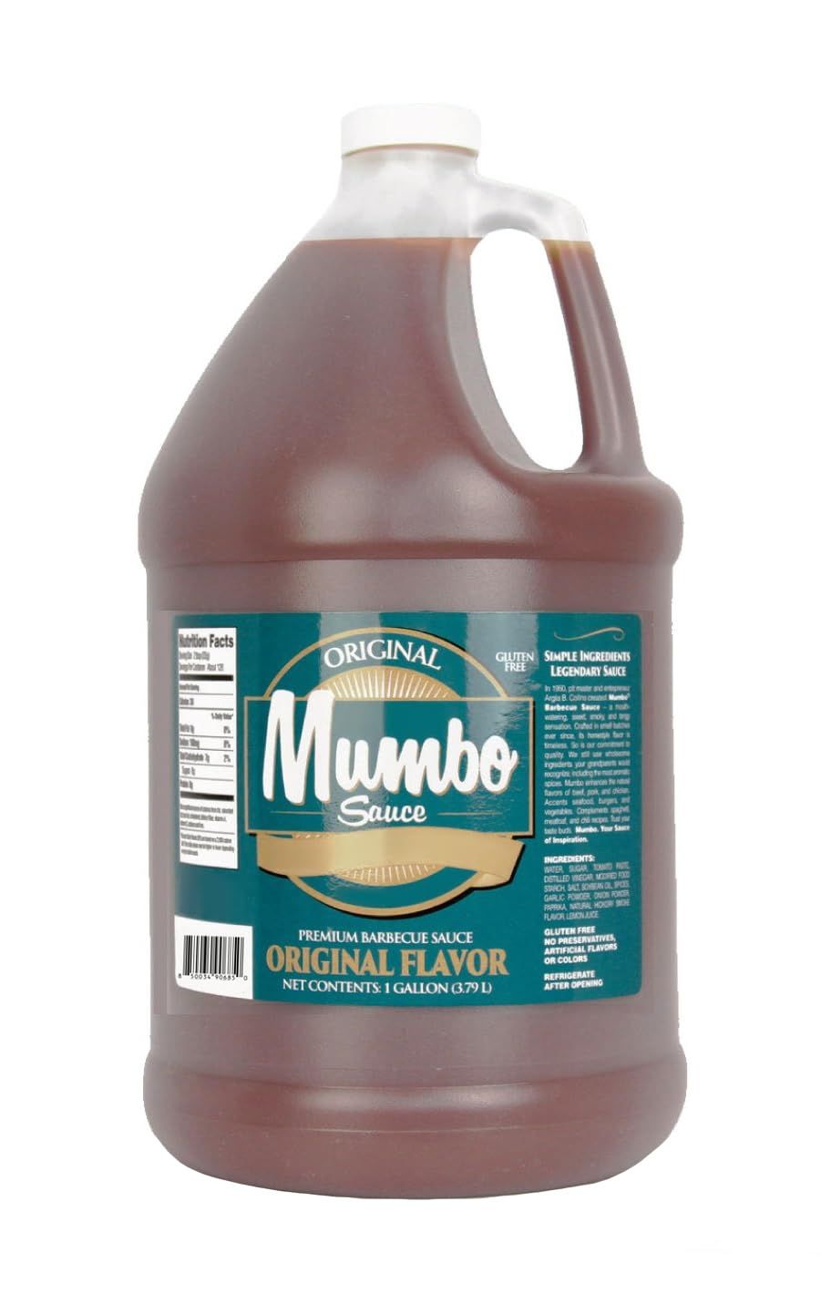 Original Mumbo Sauce Premium Barbeque Sauce 1 Gallon