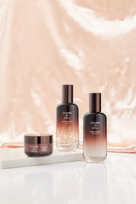 CHARMZONE Truffle Royal Anti-Aging Skincare Set - Korean 3-Piece Set with Toner (3.72 fl oz), Emulsion (3.72 fl oz) & Cream (1.69 fl oz) for Wrinkles, Firming, Radiance