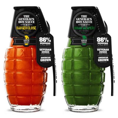 The General&#39;s Hot Sauce 2 pack Danger close and Hooah Jalapeno