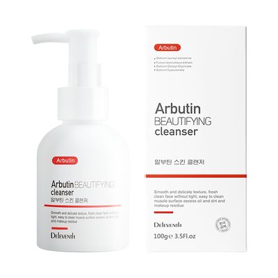 DEleventh Korean Brand -Arbutin Amino Acid Facial Cleanser 100g / Moisturizing &amp; Gentle Cleansing, Controls Oil, Removes Acne, Anti-Oxidant Formula, Accelerates Cell Metabolism, Hydrate, Purify