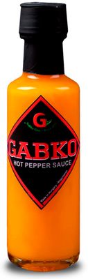 GABKO Hot Sauce (3.38 oz / 100 ml, Yellow) 90% Carolina Reaper, Trinidad Scorpion Moruga, Naga Jolokia, Aged for 1 year, No Extracts, Fruitier Notes Compared to Red Version
