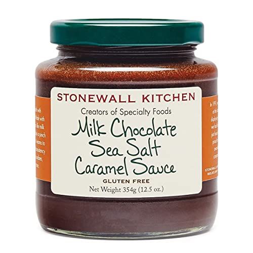 Stonewall Kitchen Milk Chocolate Sea Salt Caramel Sauce, 12.5 oz