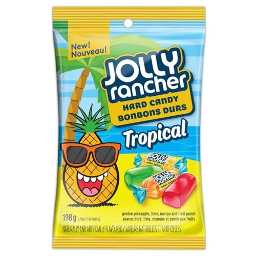 JOLLY RANCHER Tropical Hard Candy, 198g/7 oz., Imported from Canada