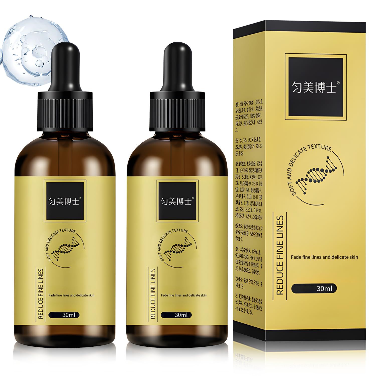 Anti-wrinkle Firming Serum,Anti-Aging &amp; Wrinkles Lifting &amp; Firming Essence for All Skin Types,Hydrate &amp; Moisturize,Reduce Fine Lines (2Pcs)
