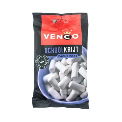 Venco Schoolkrijt Soft Sweet Licorice &quot;Chalk&quot; 120g Bag (Pack of 2)