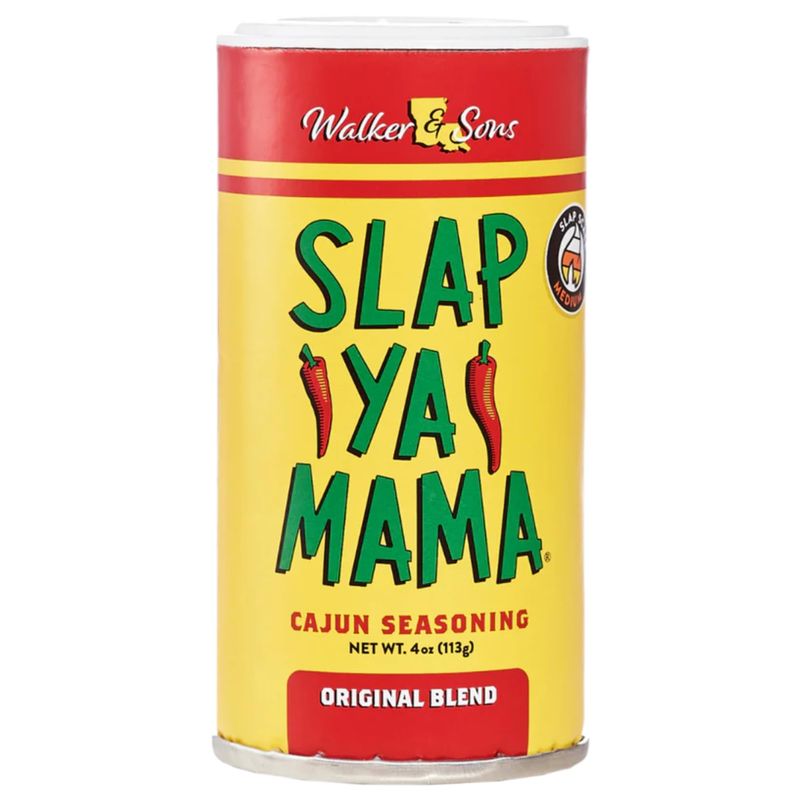 Slap Ya Mama Original Blend Cajun Seasoning - 4 oz Can, All Natural, No MSG, Kosher - Authentic Louisiana Flavor