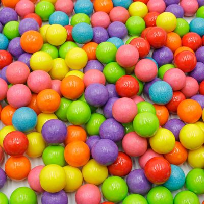 GUMBALLS for Machine Refill 2 lb - Bulk Bag of LARGE Gum Balls, 1 Inch, Assorted Fruit Flavored Bubble Gum