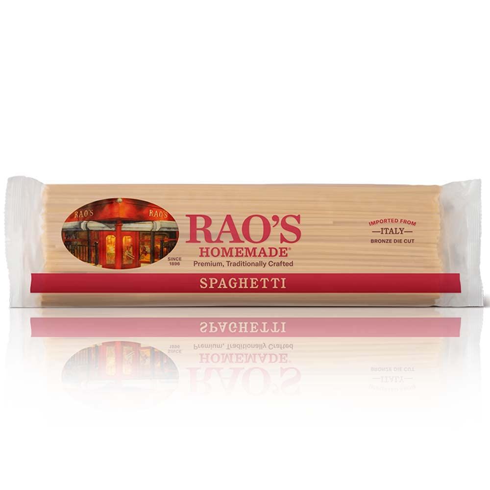 Rao&#39;s Homemade Spaghetti Pasta, 16oz, Traditionally Crafted, Premium Quality, From Durum Semolina Flour, Traditional Bronze Die Cut, Imported from Italy