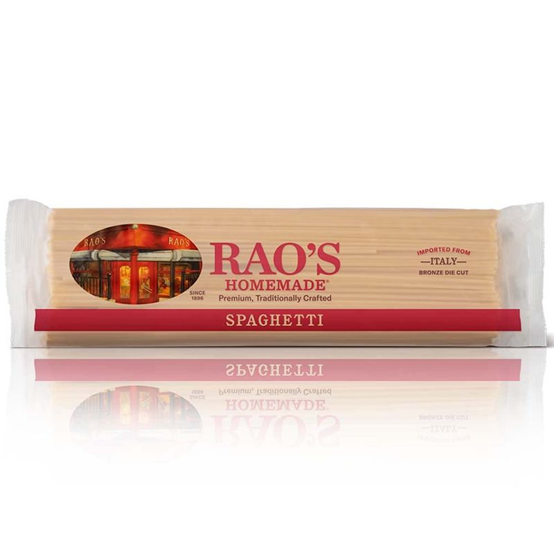 Rao&#39;s Homemade Spaghetti Pasta, 16oz, Traditionally Crafted, Premium Quality, From Durum Semolina Flour, Traditional Bronze Die Cut, Imported from Italy