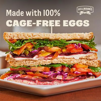 Hellmann's Real Mayonnaise Stick Packets Easy Open, Condiment for Sandwiches, Salads, Mayo Made with 100% Cage Free Eggs, Gluten Free, 0.38 oz, Pack of 210