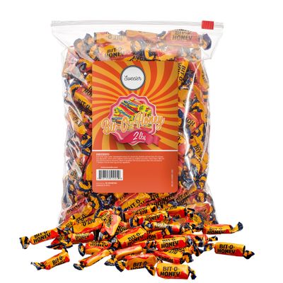Bit-O-Honey, Original Soft Chewy Candy, Resealable Bag, 2lb