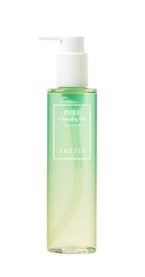 ARZTIN Pure Cleansing Oil, 6.76 fl. oz. Mild Makeup Blackhead Cleanser, Gentle Moisturizing facial Remover, Vegan Daily Natural Oil Removal, Korean skincare