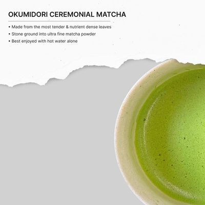FKRO Organic Ceremonial Grade Matcha Green Tea Powder 1st Harvest, Single Origin, Single Okumidori Cultivar Sugar-free Flown in Fresh from Japan Every Month (30g/1.06oz) Pouch