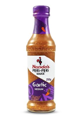 Nando&#39;s Garlic PERi-PERi Sauce - Gluten Free - Non GMO - 4.7 Oz (2 Pack)