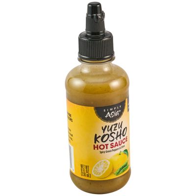 Simply Asia Hot Sauce, Yuzu Kosho, Bright, Zesty, Citrus Heat for Rice, Sushi, Sashimi, Grilled Meat, and More, 8 fl oz