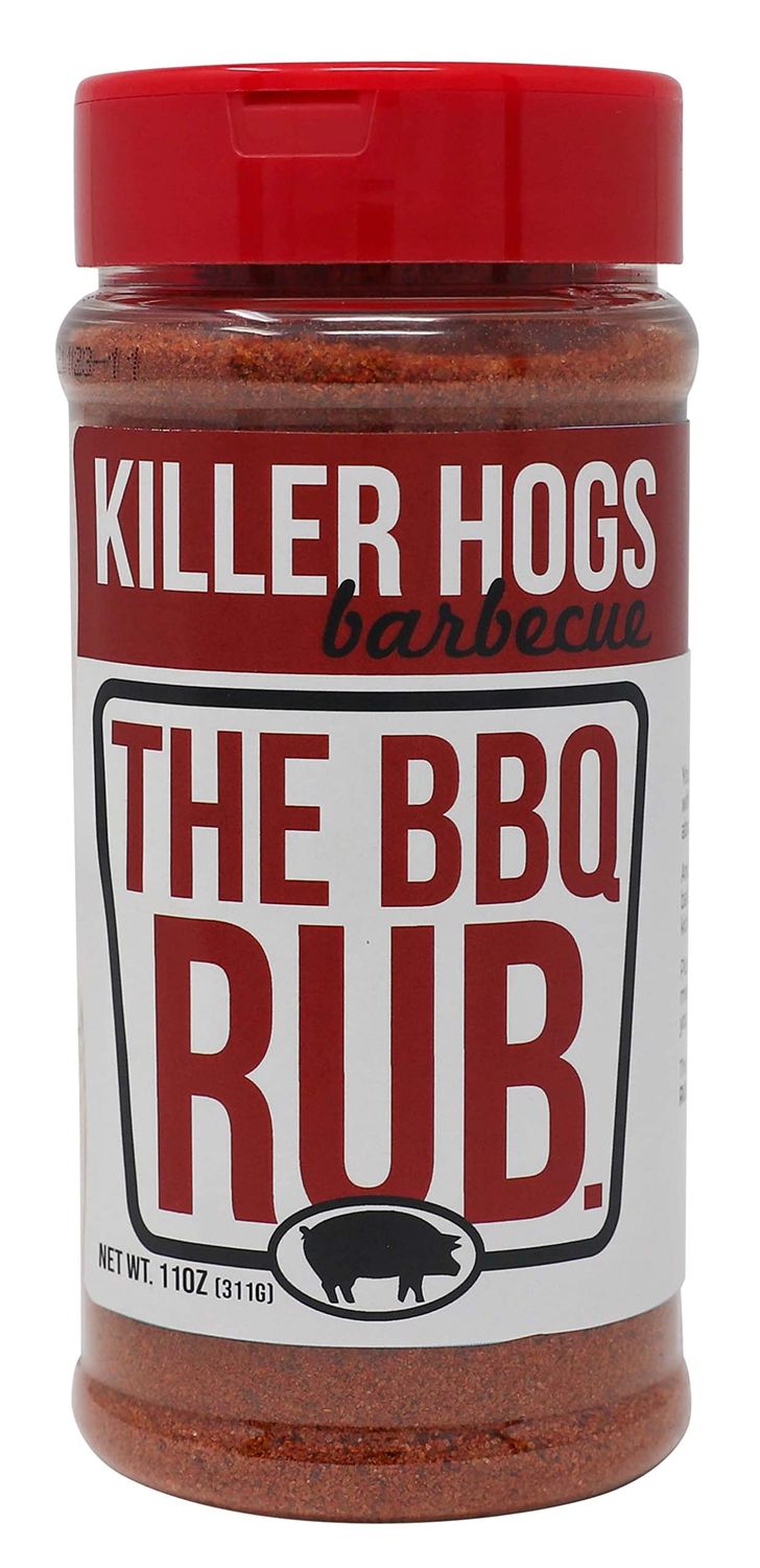 Killer Hogs The BBQ Rub Championship Grill Seasoning for Beef, Steak, Burgers, Pork, and Chicken 11 Ounces