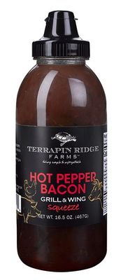Terrapin Ridge Farms Hot Pepper Bacon Grill and Wing Squeeze - One 16.5 Ounce Squeeze Bottle
