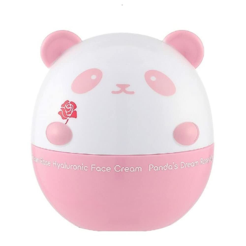 TONYMOLY Panda&#39;s Dream Rose Hyaluronic Face Cream, Hydrating Moisturizer for All Skin Types, Skin Calming, 5 oz