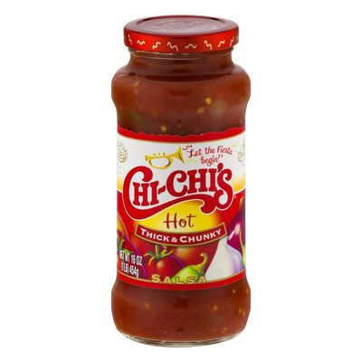 3 Set chi-chi&#39;s Thick And Chunky Hot Salsa, 16 oz