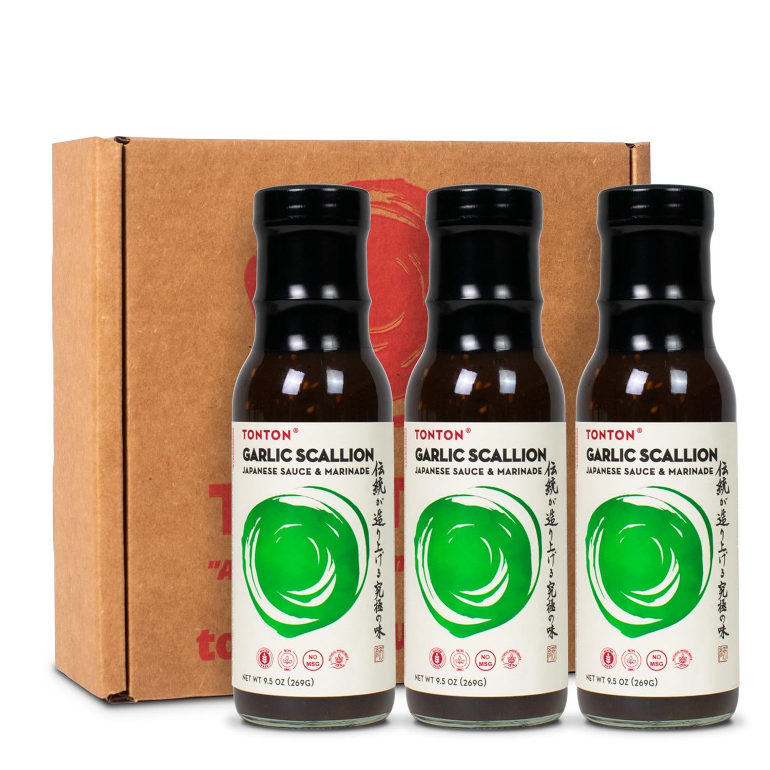 TonTon Garlic Scallion Japanese Sauce &amp; Marinade in 9.5oz Ounce