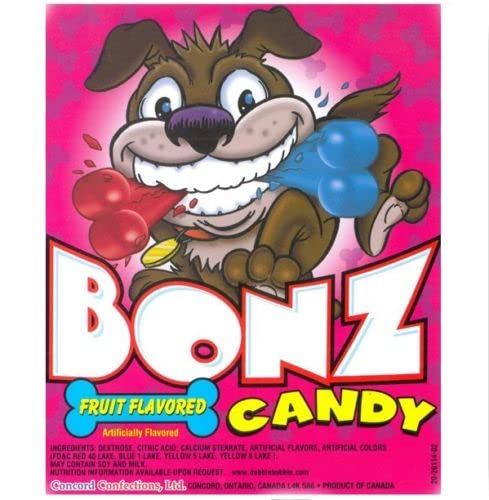 SweetGourmet Assorted Bonz Dog Bone Shaped Bulk Candy 2 Pounds