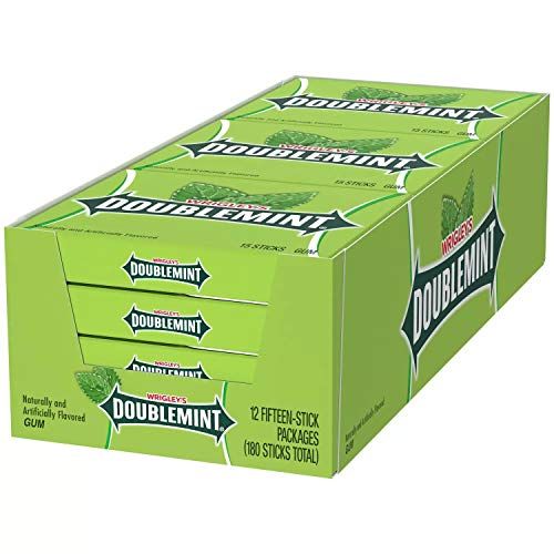 Wrigley&#39;s Doublemint Chewing Gum (15 Count, 12 Pack)