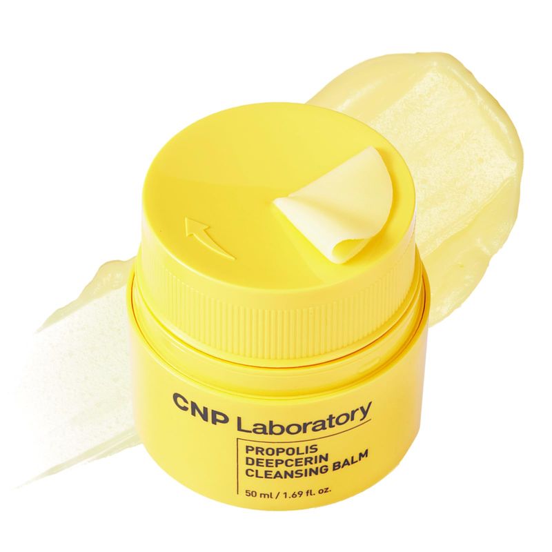 CNP Propolis Deepcerin Cleansing Balm - Soft Grinding Makeup Remover Balm, Buttery &amp; Milky Texture, for Dry &amp; Sensitive Skin, Korean Skincare