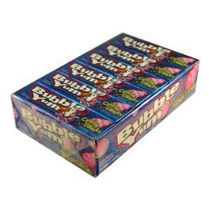 Bubble Yum Cotton Candy Flavored Gum - 18 Packs of 5 Pieces (90 Total Pieces)