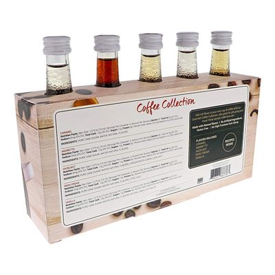 Monin - Gourmet Flavorings Premium Coffee Collection, Great for Coffee, Tea, and Lattes, Non-GMO, Gluten-Free (Caramel, Amaretto, French Hazelnut, Irish Cream, Vanilla) 50 ml Per Bottle