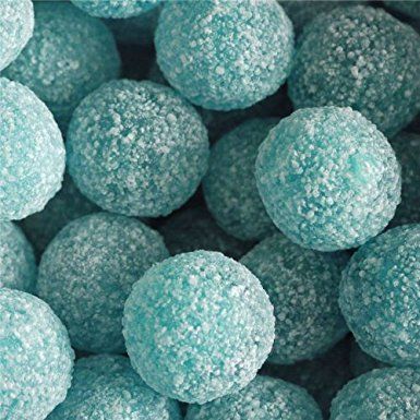 Barnett&#39;s Mega Sour Raspberry Bon Bons 1lb (454g)