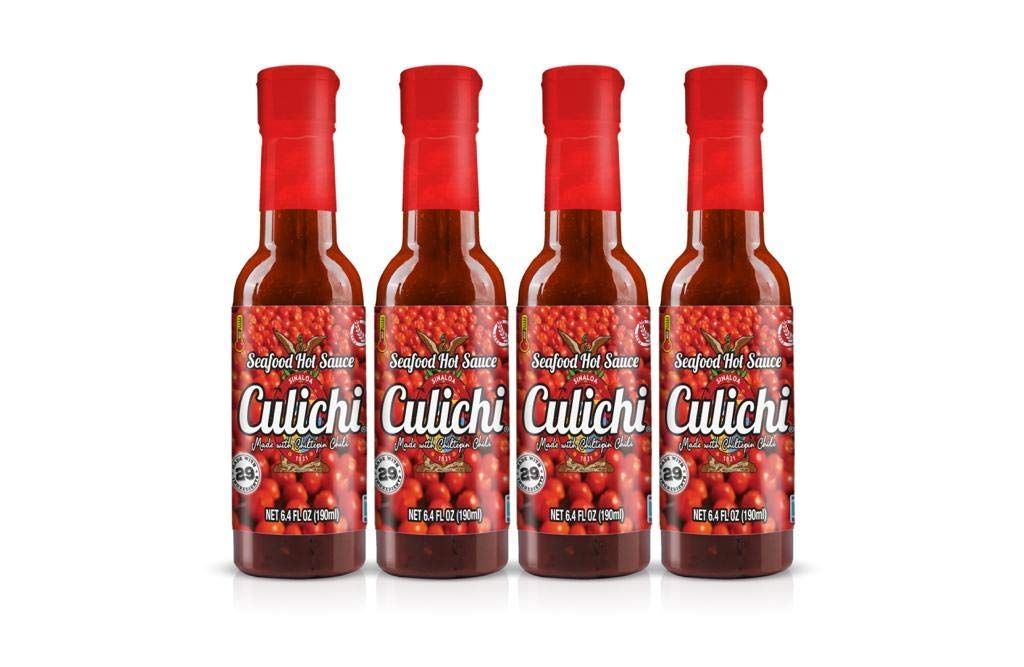 Salsa Culichi Chiltepin/ Chiltepin Hot Sauce Quantity of 4 bottles 6.4oz