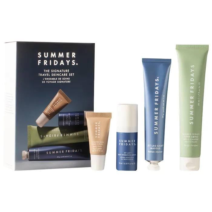 Summer Fridays The Signature Travel Skincare Set Bonus Premium Korean Hydrating Masque