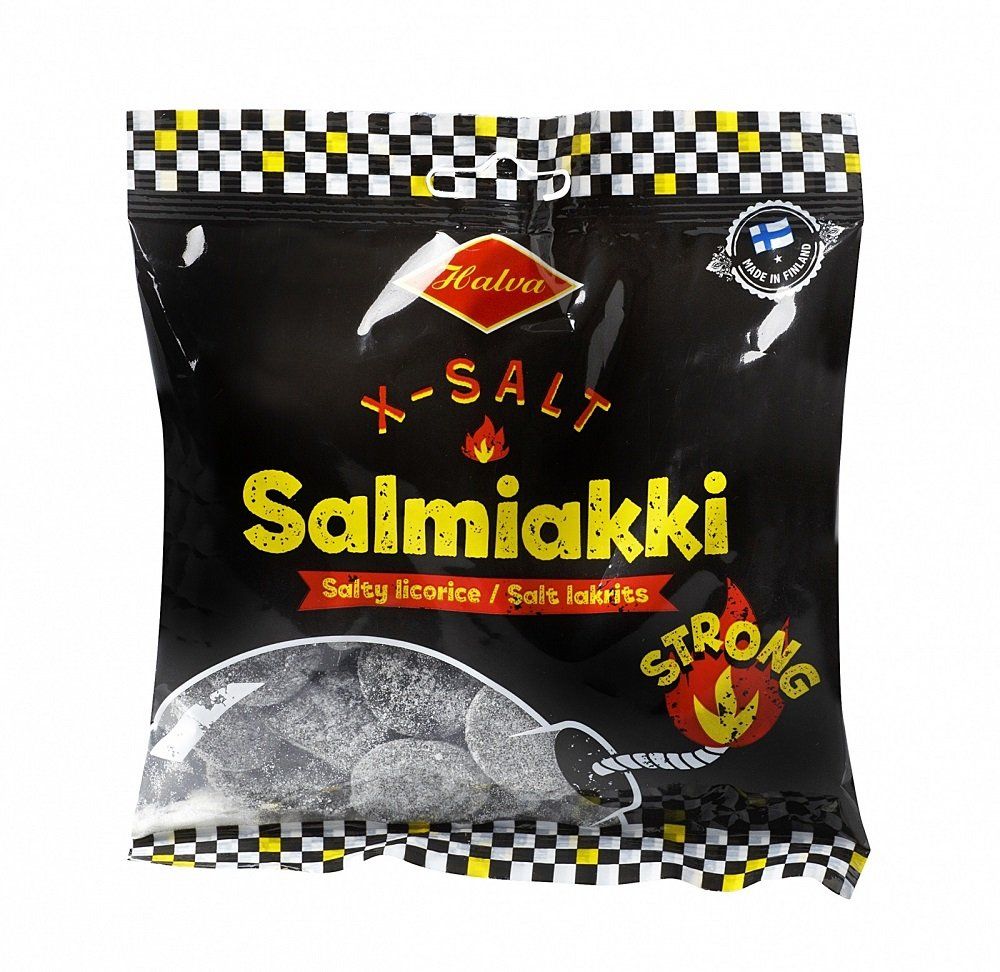 2 Bags x 120g of Halva X-Salt Salmiakki - Mix - Original - Finnish - Fresh &amp; Strong - Salty Licorice - Salmiak - Wine Gums - Candies - Sweets