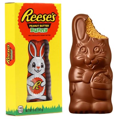 REESESMilk Chocolate Peanut Butter Bunny Candy, Easter, 5 oz Gift Box