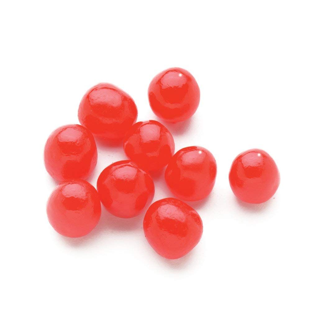 Sweet&#39;s Red Cherry Fruit Sours - Chewy Candy Ball 5lb Bag (Bulk)