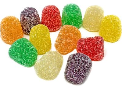 Spice Drops Candy old fashioned gum drops jelly candy, 4 pounds bag