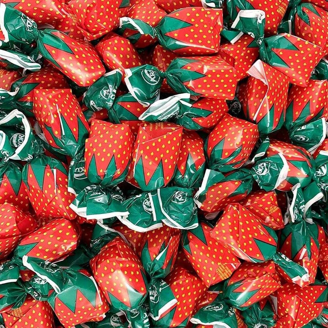 Arcor Strawberry Bon Bons by The Nile Sweets 4 lbs of Strawberry Filled Hard Candy Individually Wrapped Bon Bons Deliciously Sweet Candy from Argentina (4 POUND)