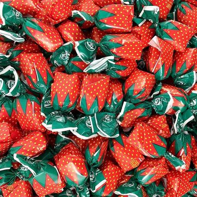 Arcor Strawberry Bon Bons by The Nile Sweets 4 lbs of Strawberry Filled Hard Candy Individually Wrapped Bon Bons Deliciously Sweet Candy from Argentina (4 POUND)