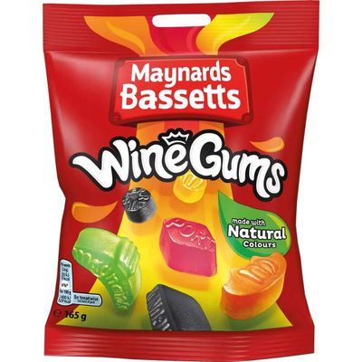 Maynards Wine Gums Bag 165g (Pack of 2)